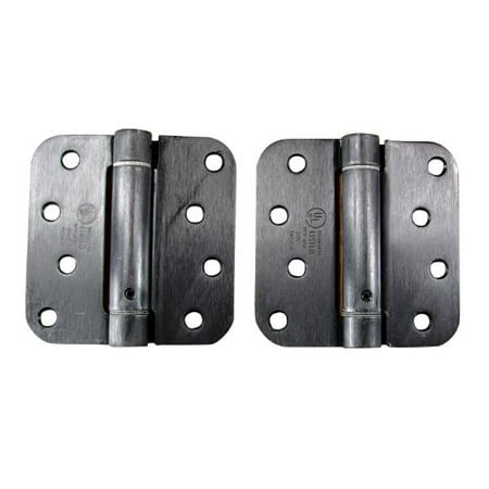 Adjustable Spring Hinges 4 X 4 With 5 8 Radius In Oil Rubbed