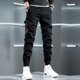 thumbnail image 2 of Pantalones para hombre, nuevos pantalones cargo casuales de primavera y verano para hombre, moda de lujo, estilo coreano, Y2k, vintage, emo, corte regular, 2 of 4