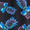 Black Ombre Pineapple, variant on Birdie Bound Men's and Big & Tall Men's Novelty Print Golf Polo Shirt, Sizes XS-4XLT
