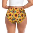 thumbnail image 3 of Womens Underwear Colorful Bohemian Sunflower Cuteness No Show Seamless Underwear for Women, Soft Stretch Women's Panties, Hipster Ladies Panties Bikini Underwear Briefs, 3 of 6