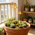 thumbnail image 5 of 2 Pack Vintage Iron Mushroom Ground Stake, Painted Metal Garden Ornament Flower Bed Planter Porch Yard Landscapes Decor, 5 of 5