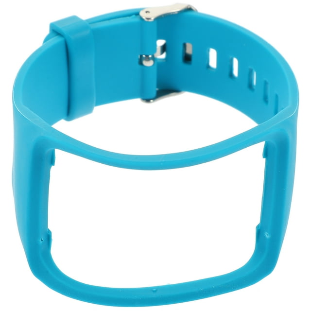 FRCOLOR smartwatch bands Simple PET Watch Band Solid Color Bracelet Replacement Wristband Smartwatch Strap Compatible for Gear S R750 (Light Blue),9.06"X1.18"X0.12"