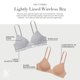 thumbnail image 4 of Sostén sin aros y ligeramente acolchado blanco Victoria's Secret 32C, 4 of 8