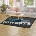 thumbnail image 3 of Football Cowboys Home Decor Living Room Carpet Non-slip Soft Comfy Floor Rug Kitchen Bedroom Entrance Doormat Mats, 3 of 6