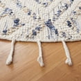 thumbnail image 3 of SAFAVIEH Natura Embla Southwestern Area Rug, Ivory/Blue, 6' x 6' Round, 3 of 7