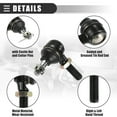 thumbnail image 5 of Unique Bargains 1 Set Steering Tie Rod End Assembly with Shaft for EZGO TXT Golf Metal Black, 5 of 6