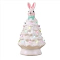 thumbnail image 2 of 2X Easter Bunny Tree Decorations,Light Up Easter Bunny Tree with Colorful Lamp Beads, Operated Artificial B,2 x Easter Bunny Tree Decoration,White, 2 of 2