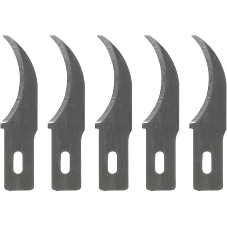 Blades #28 Heavy Duty Concave Carving Hobby Blade, 5 Pack, Replacement Refill Craft Hobby Knife For X-Acto EXACTO