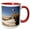 Red/White, variant on 3drose, Qatar, Al-zubara Fort, Al-zubara Regional Museum-as30 Wbi0176 - Walter Bibikow, 11oz Two-tone Green Mug