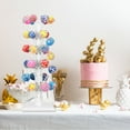 thumbnail image 5 of Wood Lollipop Stand 60 Holes Cake Pop Stand Tree Lollipop Holder Filled Lollipop Display Stand Decorative Candy Table Stand White Lollipop Cake Stand for Baby Showers Anniversaries Party, 5 of 6