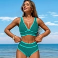 thumbnail image 2 of Women'S Bikini Sports Two Piece Swimsuit  Blue M, 2 of 6