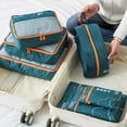 thumbnail image 1 of Ensemble de 7 Pcs Organisateur de Voyage Sacs de Rangement Valise Organisateur de Bagages Portable Vêtements Chaussures Pochette Ordonnée Ensemble de Rangement, 1, 1 of 7