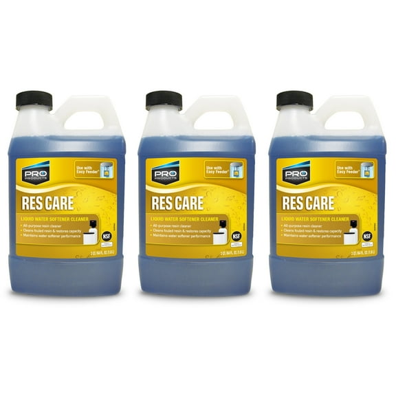 ResCare RK03B All-Purpose Water Softener Cleaner Liquid Refill, 64 Fl. Oz. Bottle, Pack of 3