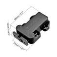 thumbnail image 2 of 56x41x16mm Rebound Self-Locking Door Touch Catch Plastic Black 2 Pack, 2 of 5
