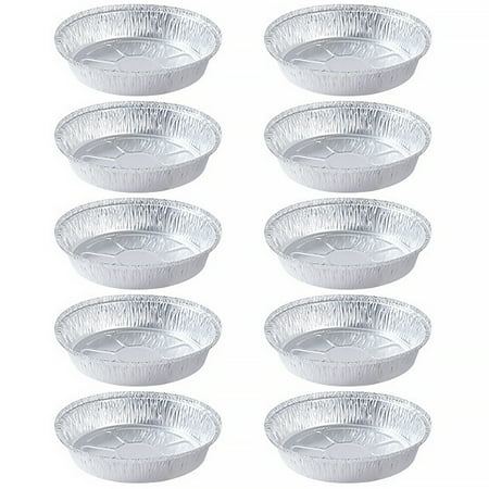 

MEIDELI Foil Tray 10Pcs Bakeware Single-use Helpful Fryer Steamer Liner Disposable Roasting Tray Cooking Tool