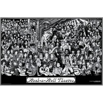 Rock Roll Theatre Poster by Howard Teman 36x24 Sold by Art.Com