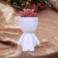 thumbnail image 7 of Modern Ceramic Succulent Planter Pot for Indoor Mini Home Gardening Desk, 7 of 7