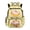 Banana Pattern, variant on FUIALDOLG Multi-Pocket Elementary Schoolbag for Sports Travel, 600D Polyester Large Capacity Book Bag, Fire and Ice Print
