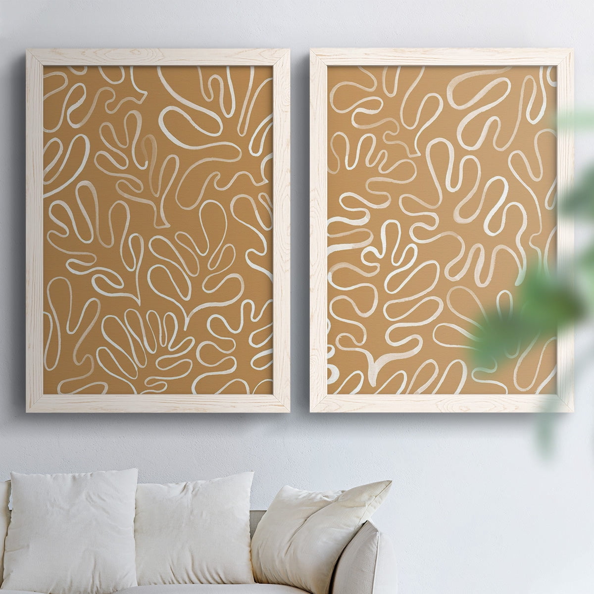 Matisse Pieces I - Premium Framed Canvas 2 Piece Set - Ready to Hang