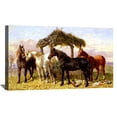 thumbnail image 1 of John Frederick Herring Jr. Painting A Horse Pigs Cows and Ducks Sporting and Equestrian Canvas Art Framed Horse Wall Art, 1 of 7