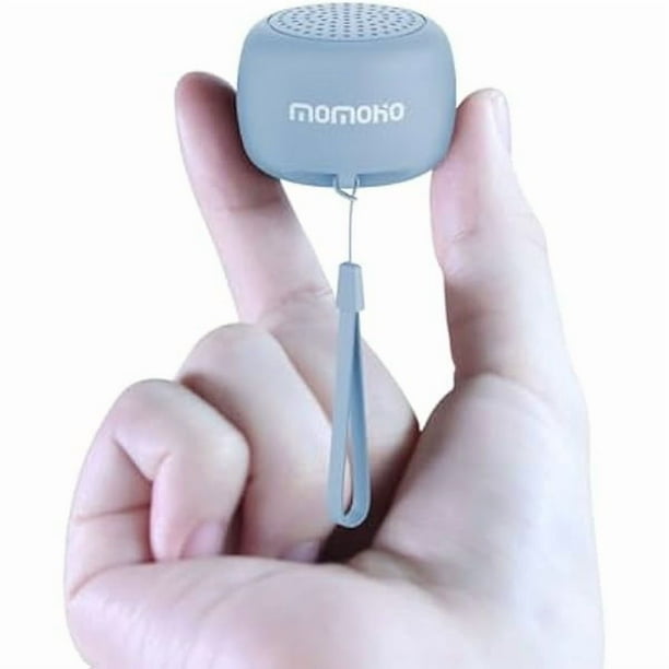 wonima11 The Smallest Mini Bluetooth Speaker Wireless Small Bluetooth Speaker,Portable Speakers for Home/Outdoor/Travel/Party, Gift,Present (Blue)
