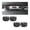 Black, variant on Chasenew 4 Pack Car Headrest Collars, Bling Car Head Rest Collars Rings Decor, Rhinestone Car Head Rest Collars, Diamond Interior Car Seat Accessory (Multicolour)