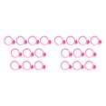 thumbnail image 3 of Cateissary Anillos fijos Sellado de tuberías Lazos para bolsas de pastelería Utensilios para hornear para fondant de caramelo 10 piezas rosa 2Conjunto, 3 of 6
