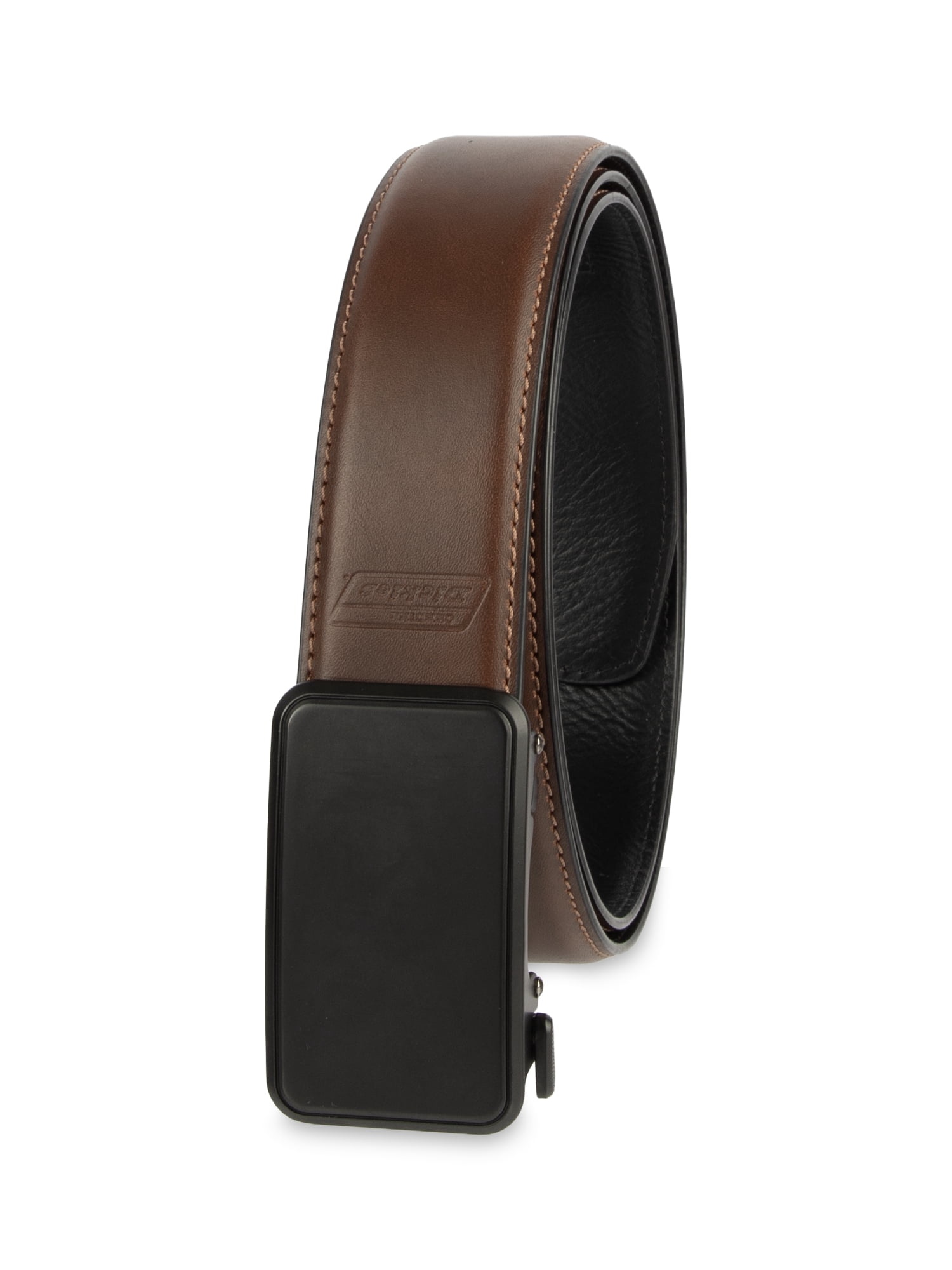 Genuine Dickies Men’s Adjustable Track Lock Ratchet Buckle Belt, No‑Hole Design