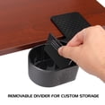 thumbnail image 6 of ENHANCE Clip On Cup Holder for Desk - Desktop Organizer Clamp with Tray - Drink & Accessory Storage with Metal Spring & Divider - Ideal for Chairs & Tables - Holds Phones , Office Supplies & Snacks, 6 of 9