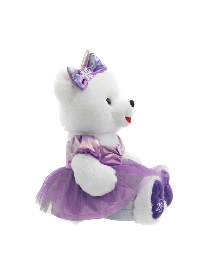 くまちゃん大好きさま専用　【SpaceTV2025】クリスマスセール特価 Snowflake Girl 2025 Teddy Bear Christmas Plush, White, 15