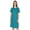 Teal Blue, variant on Inkmeso Solid Casual Summer T-Shirt Dress For WoMen's Loose Fit Short Sleeve Tunic Sleep Dress