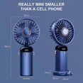 thumbnail image 2 of Portable Personal Fan,Mini Handheld Fan,Hanging Neck Fan 90 Adjustable USB Rechargeable Quiet Personal Fan with Power, 2 of 5