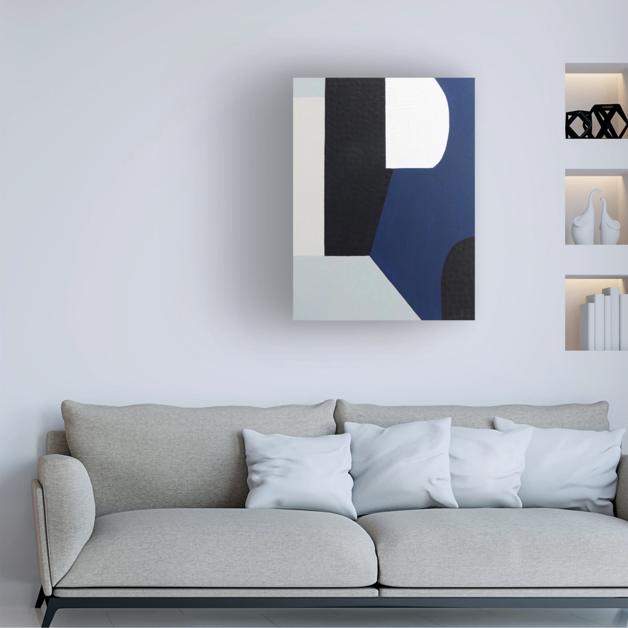 Canvas Wall Art - Sylvie Hamou 'In My Element III' Wall Art for Living Room, Bedroom, or Office Décor by Trademark Fine Art - 24 x 32 Inches