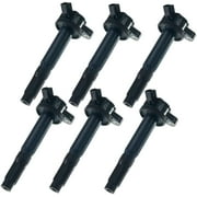 A-Premium Ignition Coil Pack Replacement for Ford Escape Fusion Mercury Mariner Milan Mazda Tribute Lincoln Zephyr V6 3.0L 6-PC Set