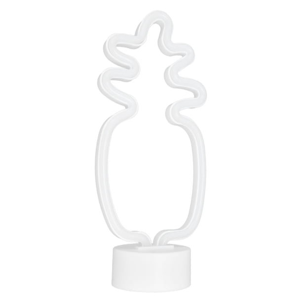 Luz de noche LED, luz de noche de neón, letrero de neón con batería, lámpara de noche decorativa, elegante y moderna