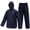 Navy, variant on Ultra-Lite Rain Suit for Men Women Durable Protective Rainwear Waterproof Rain Coat Rain Gear for Farming, Hiking(Navy,XX-Large)