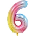 thumbnail image 1 of 40 Inch Colorful Big Size Number Balloons for Birthday Party and Various Parties Celebration Decorations Event Party Supplies Large Globos (number 0-9), 1 of 8