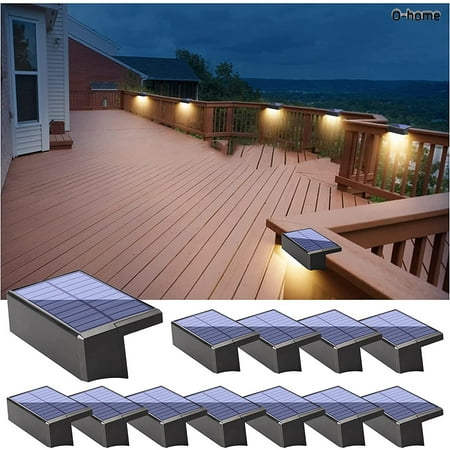 

Solar Deck Lights 12 Pack Solar Fence Lights