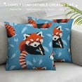 thumbnail image 3 of Qinduosi Throw Pillow Covers " Set of Soft Cute Animal Pillow Cases Cushion Covers For Living Room Bedroom Cartoon Botancial Decorative Throw Pillowcases for Sofa Couch Chair, 3 of 5