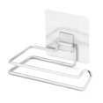 thumbnail image 4 of Matsuzay Stainless Steel Holder Punch Free Self-adhesive Rack Load-Bearing Racks Storage Bracket Large Rustproof Hanging Type2 NO2 Matsuzay HA014900-00, 4 of 6