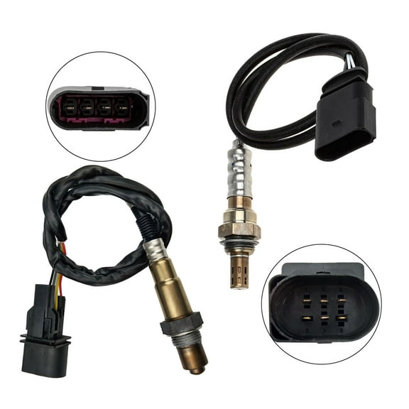 Maxfavor 2Pcs O2 Oxygen Sensor for Volkswagen Beetle 1999-2001 1.8L APH Engine Upstream Downstream