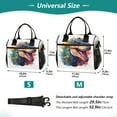 thumbnail image 2 of Dinosaur Colorful Cooler Bag Lunch Bag Soft Cooler Cooling Tote Insulated Lunch Box for Adult Men Women, 2 of 6