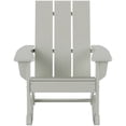 thumbnail image 2 of Palms Modern Adirondack Plastic Outdoor Rocking Chairs (Set of 4), 2 of 8