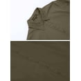 thumbnail image 4 of sicmoss Women's Green Long Sleeve Button Up Maxi Shirt Dress Loose Fit with Pockets, 4 of 7