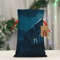 thumbnail image 5 of Pofeuu Lonely Night Wolf Print Burlap Bags with Drawstrings Drawstring Gift Bags Pouch Bag for Thankgiving Birthday Party Gift Wrapping Treats and Party Favors-Medium, 5 of 9