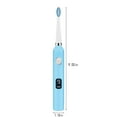 thumbnail image 4 of Toothbrush, Toothbrush With 5 Brush Heads+Cleaning Head, 9 Cleaning Modes,Smart 20-speed Timer Toothbrush IPX7 -Newly Upgraded, 4 of 9