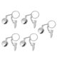thumbnail image 4 of 5pcs Alloy Creative 3D Football and Sports Shoes Keychains Soccer Key Rings Sports Key Chains Girl/Boy Friend Gift(Silver), 4 of 4