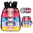 thumbnail image 1 of Mochila Dem@@2on Slayer, juego de 3 piezas: mochila para portátil con estuche para lápices y bolsa para el almuerzo., 1 of 5