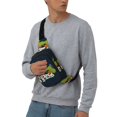 thumbnail image 6 of Hirioo Dinosaur Basketball Player for Double Layer Waist Bag Adjustable Fanny Pack For Travel Running Hiking, 6 of 9