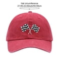 thumbnail image 7 of Jiibva Baseball Cap for Men Women Checkered Flags Race Car Flag Hat Adjustable Trucker Hat Unisex Dad Hat Sports Cap, 7 of 7